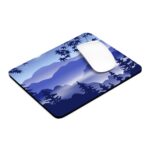 Blue Graphic Scenery Mouse Pad