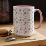 Colorful Bubbles Pink Coffee Mug